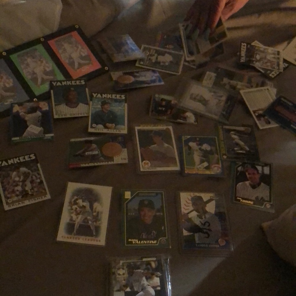 Baseball cards from joe Di maggio to cal Ripken